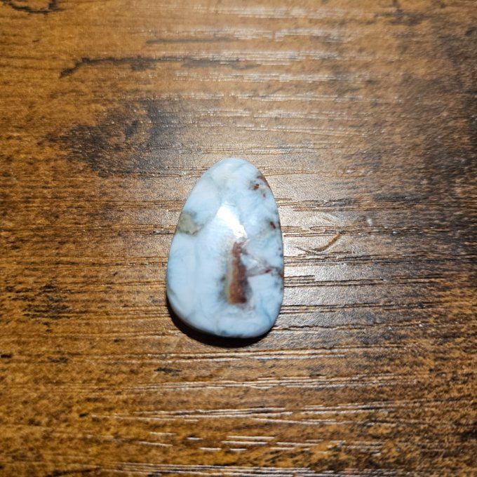 Bague Larimar Courrone Ajustable - Copie