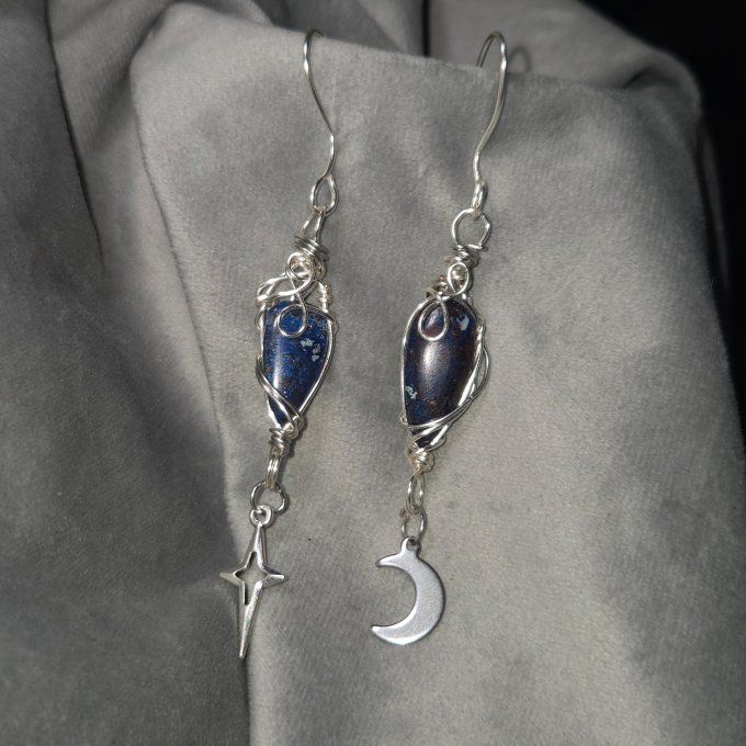 New - Azurite ✨️ Boucle d’oreille