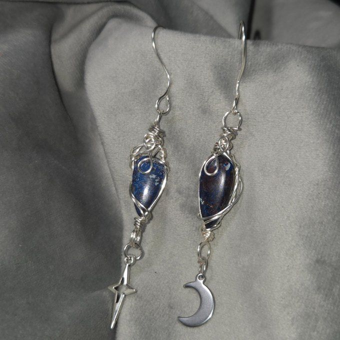 New - Azurite ✨️ Boucle d’oreille
