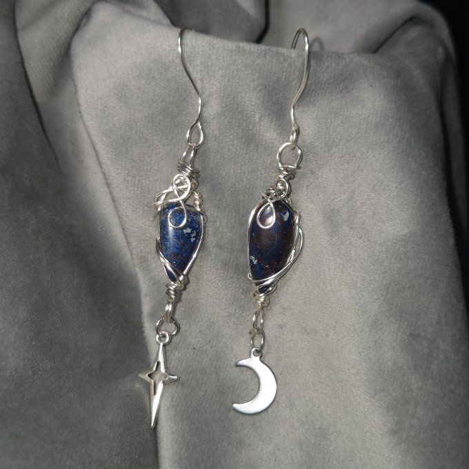 New - Azurite ✨️ Boucle d’oreille