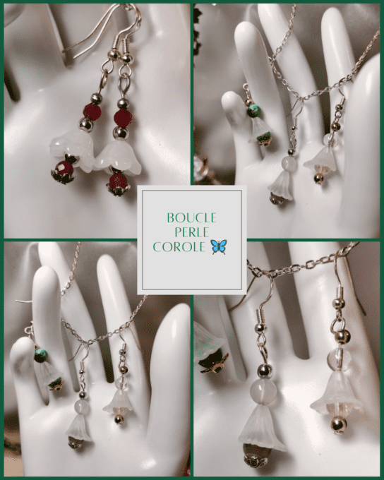 Boucle Perle Corole a composer 
