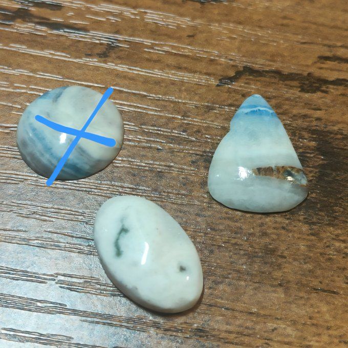 Scheelite -Aragonite Bleu 