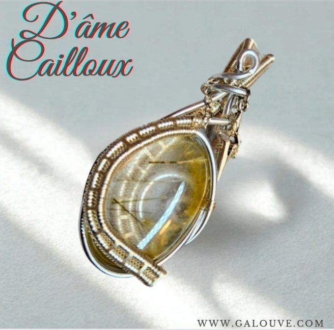 Quartz Rutile (cheveux d'ange ) 