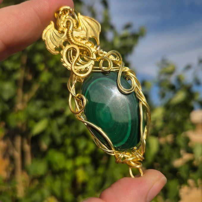 Amulette en Malachite ✨  