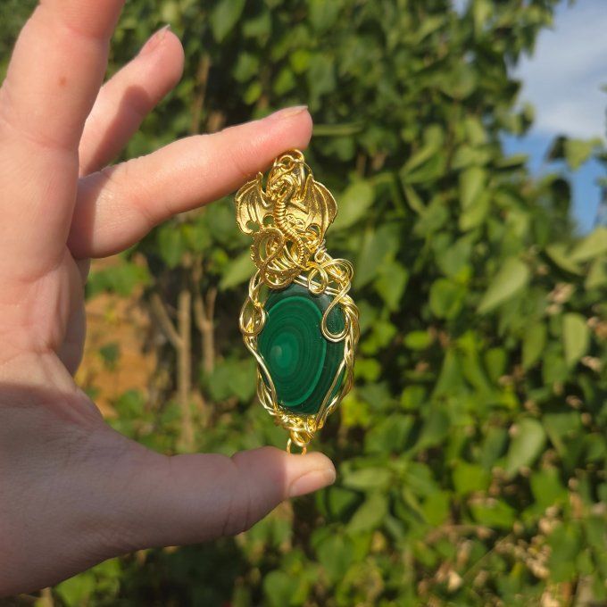 Amulette en Malachite ✨  