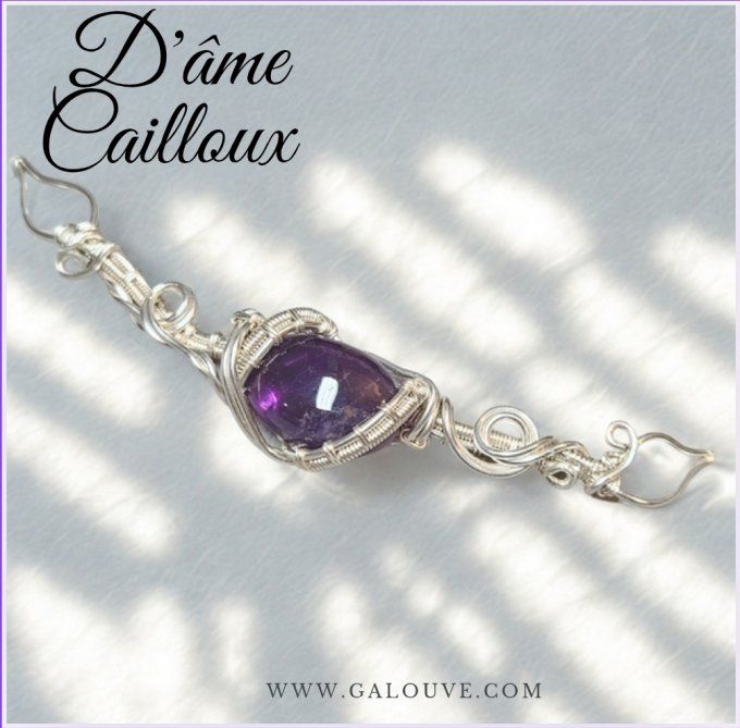 Collier Charms  Améthyste 