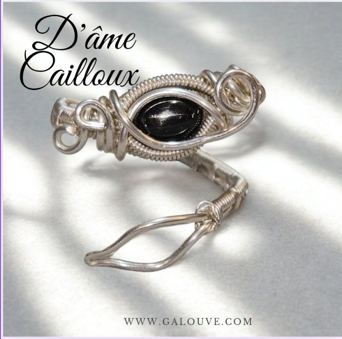 Bague Diopside Black star 