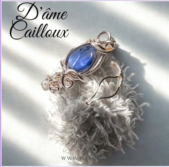 Bague Cyanite -ajustable
