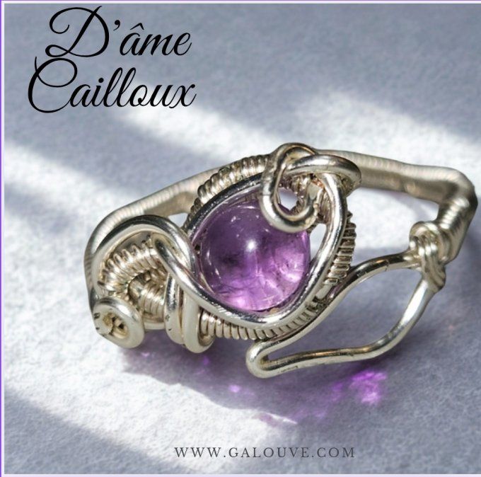 Bague améthyste 