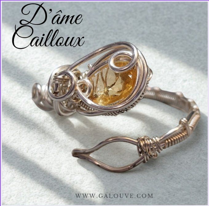 Bague citrine 