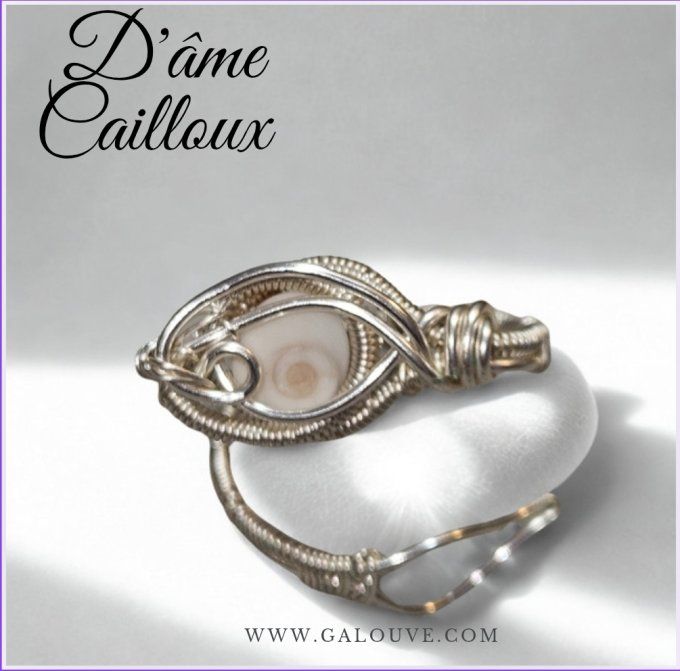 Oeil de sainte Lucie  - bague ajustable 