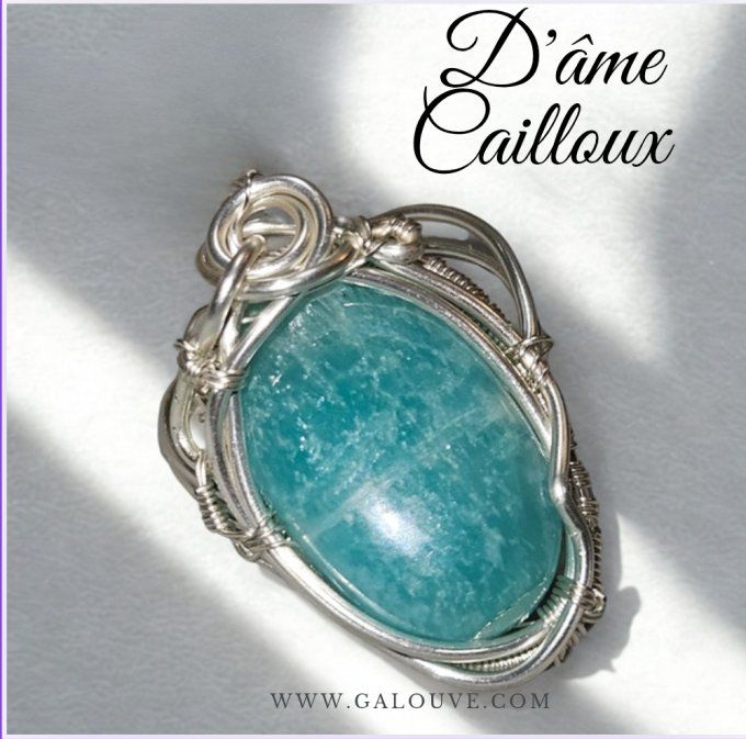 Amazonite – Bague Marquise ✨Pierre de Vérité et de Sérénité✨ 