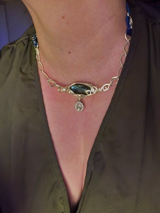 Bijou Charms ✨Labradorite bleu -protection et spiritualité 