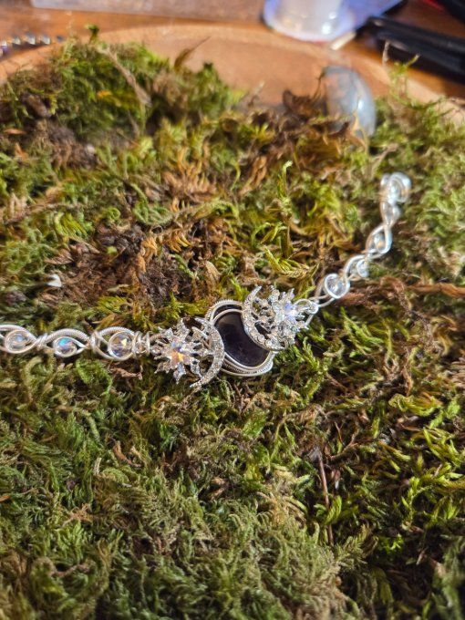 Collier modulable amethyste 