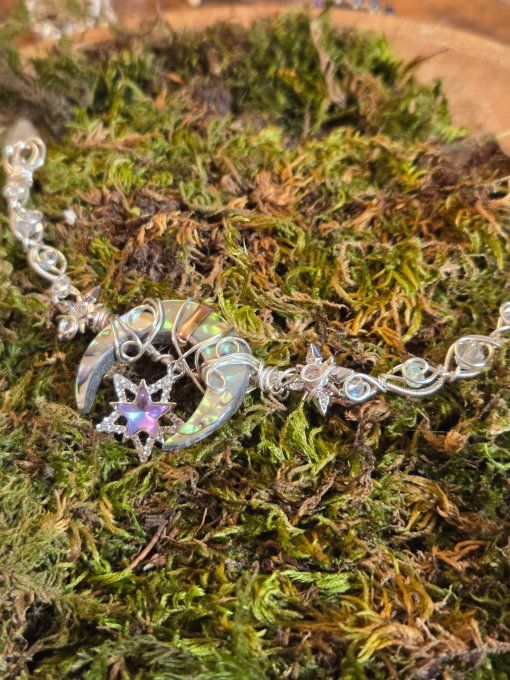 Collier modulable en Ormeau résiné 