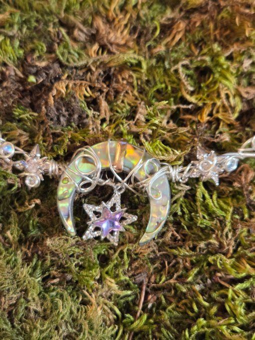 Collier modulable en Ormeau résiné 