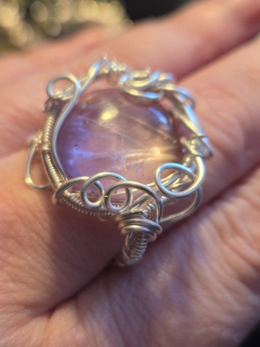 Bague Ajustable Amétrine – Créativité & Abondance  