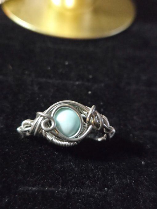 Bague Larimar Ajustable 