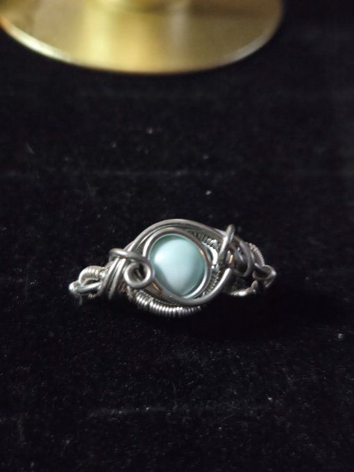 Bague Larimar Ajustable 
