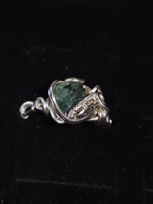 Bague Tsavorite -Grenat Vert -croissance et prospérité 