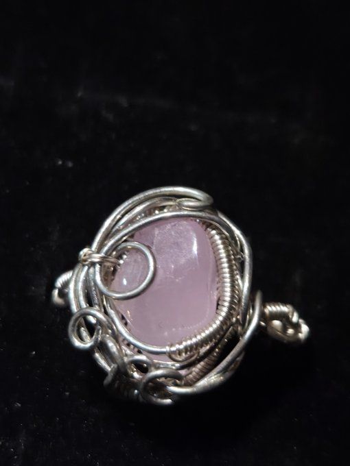Bague  kunzite Ajustable 