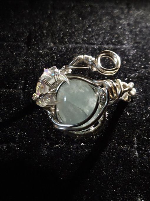 Bague aigue marine  ✨ - ajustable 