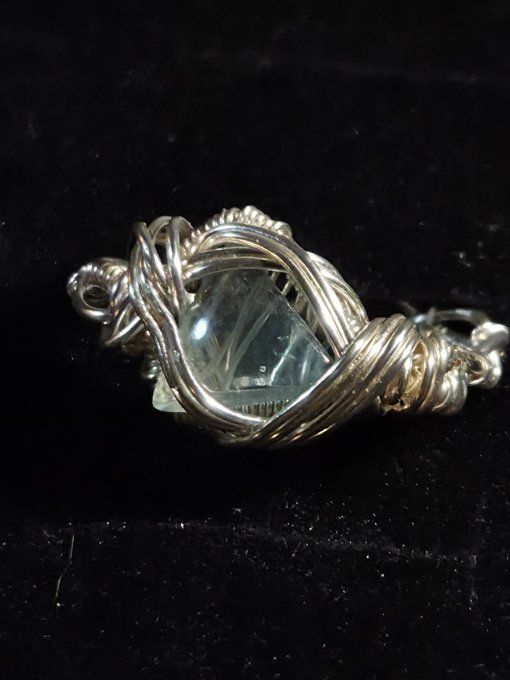 Fluorite Verte - bague ajustable ✨Clarté, Protection et Équilibre Émotionnel✨ 