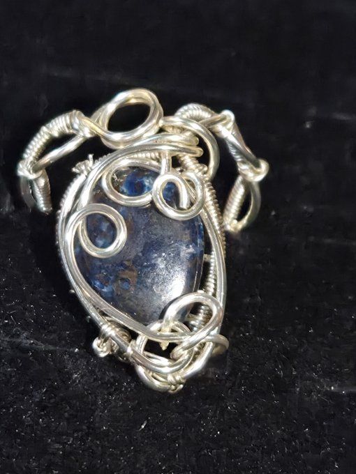 Bague Ajustable en Azurite – Clarté, Sérénité & Concentration