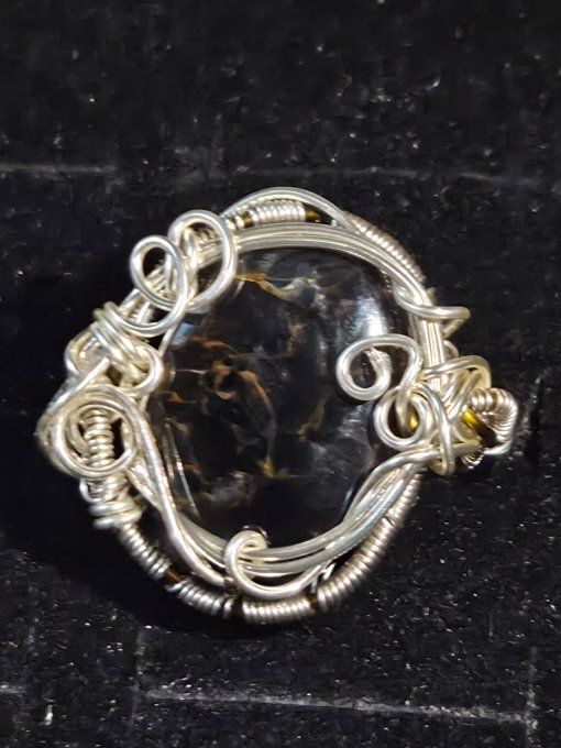 Bague Pietersite - ajustable .