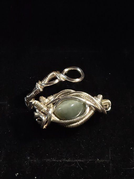 Bague Scapolite jaune -chrysoberyl 