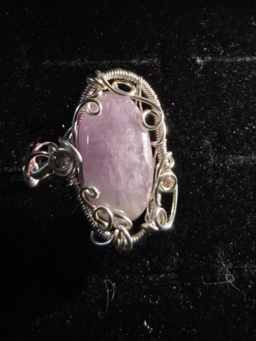 Bague Kunzite - ajustable 
