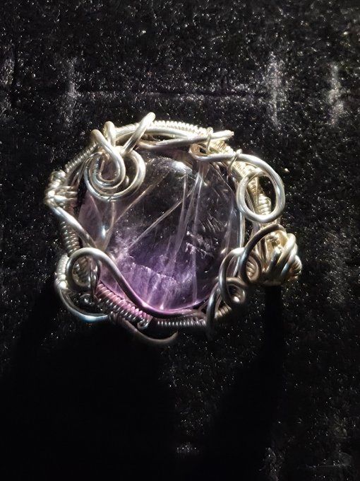 Bague Ajustable Amétrine – Créativité & Abondance  