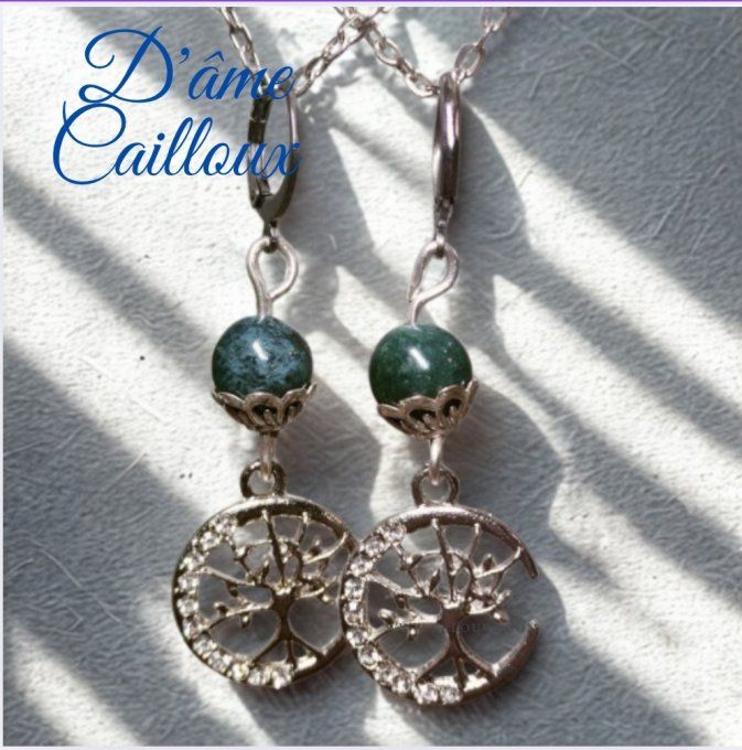 Boucle agate mousse 