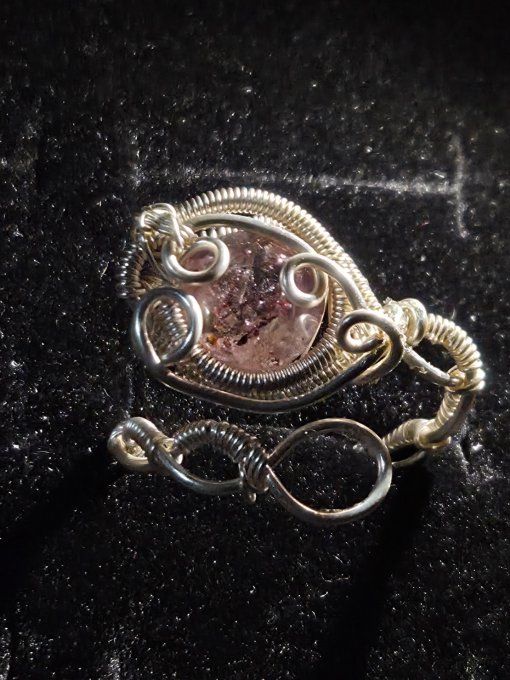 Bague cacoxenite Ajustable