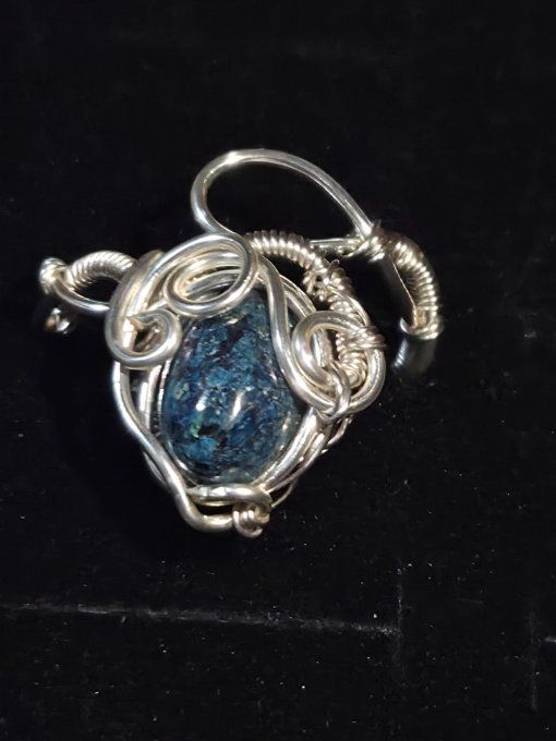 Bague Chrysocolle ajustable 