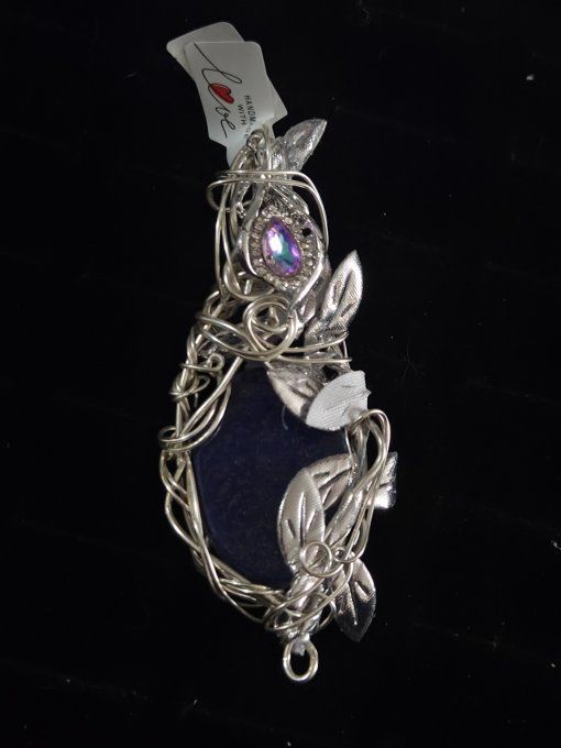 Amulette Pendentif Argent Lapis-Lazuli – Pierre De Vérité & Clarté