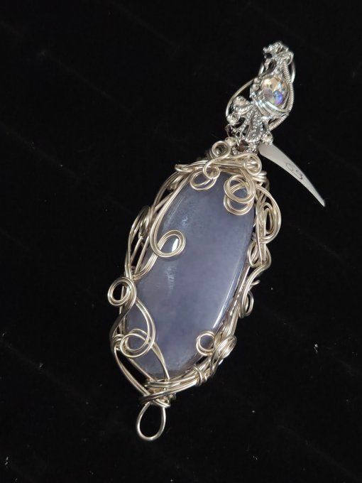 ✨ calcedoine Blue lace-L'elfique