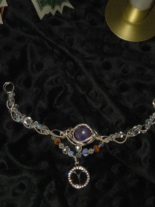 Astro Belier- Rubis Corindon ✨ Collier Modulable 