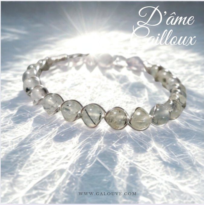 Phrenite  -bracelet perles 6mm