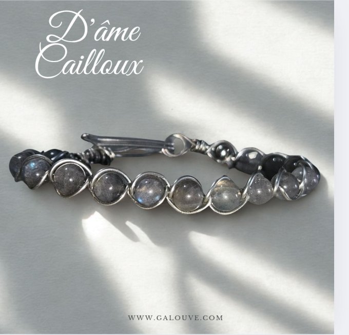 Bracelet Labradorite : protection , empathie , confiance  - Copie