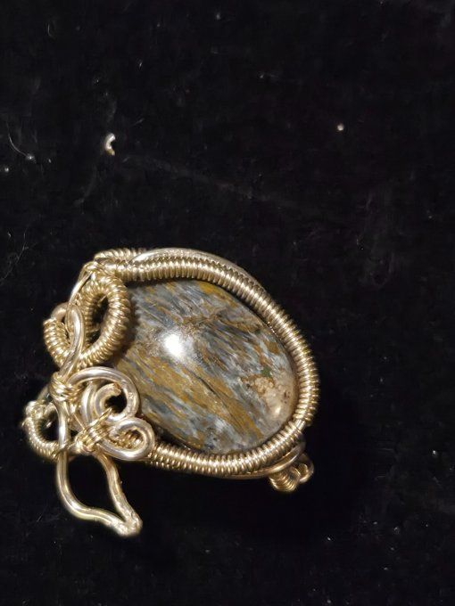 Bague Pietersite - ajustable .
