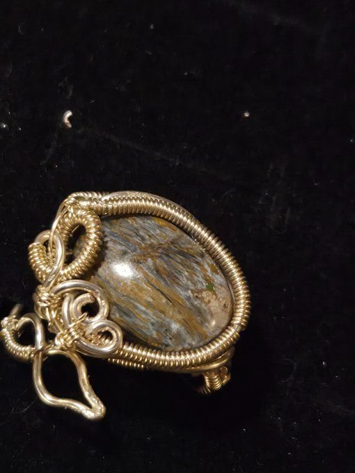 Bague Pietersite - ajustable .