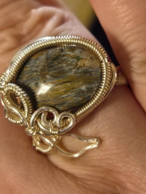 Bague Pietersite - ajustable .