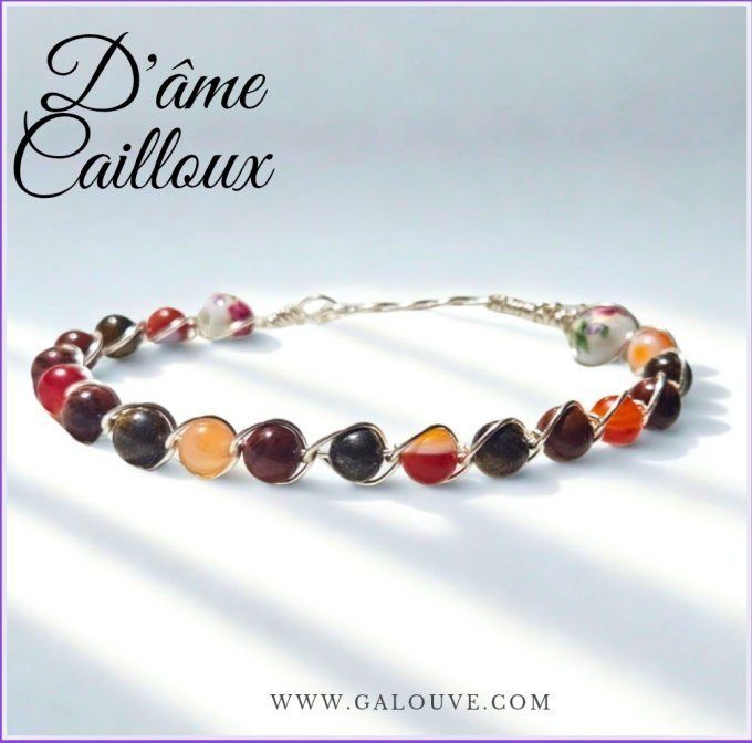 Bracelet Autumn :protection de l'hypersensible  - 6mm