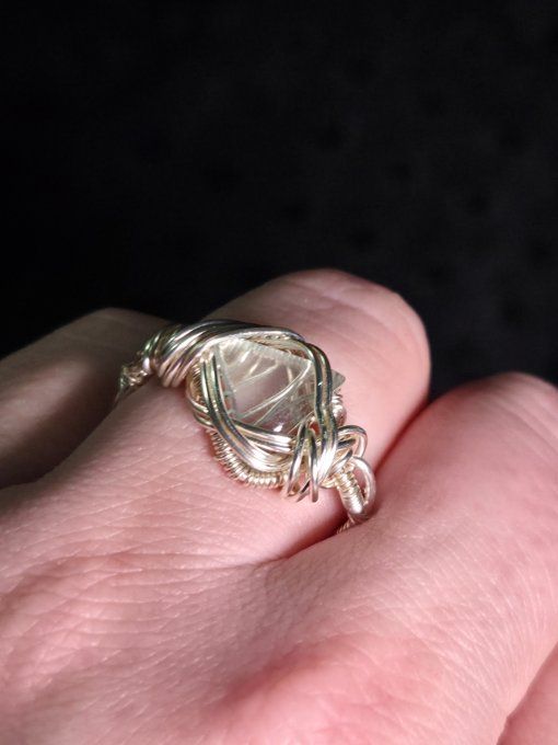 Fluorite Verte - bague ajustable ✨Clarté, Protection et Équilibre Émotionnel✨