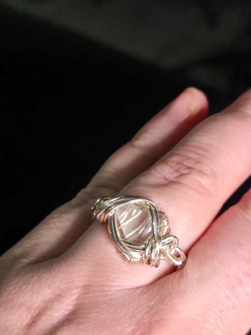 Fluorite Verte - bague ajustable ✨Clarté, Protection et Équilibre Émotionnel✨ 