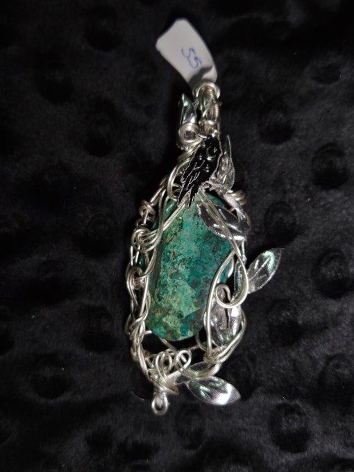 Sylves pendentif Chrysocolle 