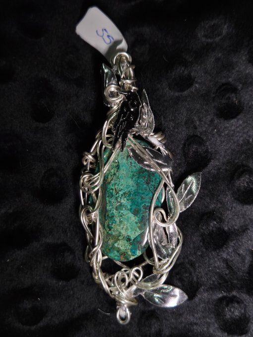 Sylves pendentif Chrysocolle 