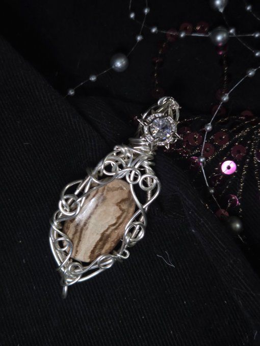 Amulette Etoile D’Aragonite