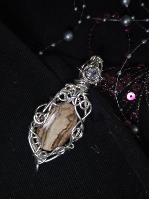 Amulette Etoile D’Aragonite